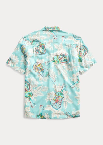 Ralph Lauren Tropical-Print Camp Skjorter Herre Danmark (OPFYR3591)